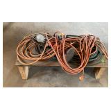 Stool, Cords, Trouble Lights