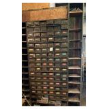 Shelf 4ft W x 7 ft H w/ 6"x12" Drawers