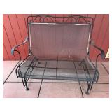 Wrought Iron Patio Glider