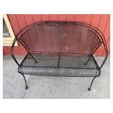 Wrought Iron Patio Love Seat