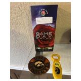 Rose Bowl Hawkeye Book, Sun Catcher, Bottle Opener