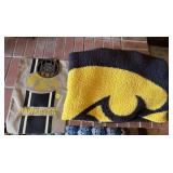 Hawkeye Blanket w/Hawkeye Flag