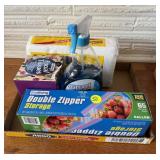 Napkins,Kleenex,Bags & Glass Cleaner