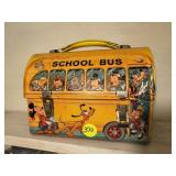 Wintage School Bus Lunch Box (Walt Disney)
