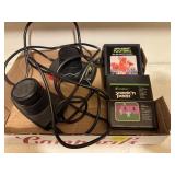 Atari Contollers & 2 Games