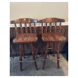 Pair of Bar Stools 30' from floor to seat