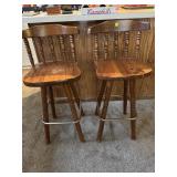 Pair of Bar Stools 30' from floor to seat