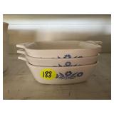 Corningware 3 Small Dishes