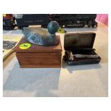 Trinket Box & Antique Razor