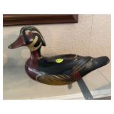 Carved Duck by Ron Fisher 1981
