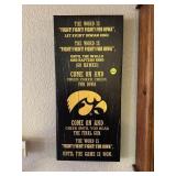 Hawkeye Wall Sign