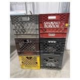 5 Milk Crates-AE,Prairie Farms,Kemps,Hastings Coop