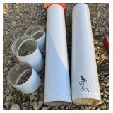 HVAC Vent Tubes & Corners White