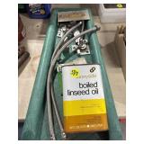 Gutter Splash Pad, Linseed Oil, Braided Faucet Con