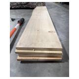 Pine Lumber 6' Long x 11 1/2' Wide - 5