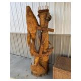6ft Tall Chain Saw Art Light House/Dolphin/Anchor