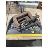Dust Pan, Small Chain & 2 C Clamps
