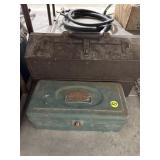 Pair of Vintage Metal Tackle Boxes