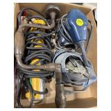 Palm Sander, Brace, Work Light, Ratchet Strap