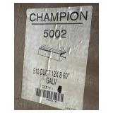 12' x 8' Galvanized Duct 60' Long
