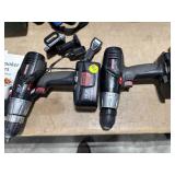 Craftsman 19.2V Drills 1 Btry, no charger