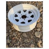15' White Spoke Rim