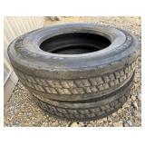 2 -General 285/75 R24.5 Driver Tires