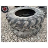 2- Firestone 420/85 R34 Tractor Tires
