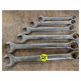 Set of SAE Wrenches 1/2' -15/16'