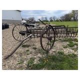 Case Hay Rake (Bent front wheel) Lawn Decor?
