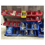 Tool Shop Storage Bin Rack - LOADED