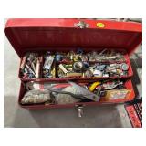 Metal Tool Box Full of Misc.