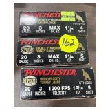 Winchester 20 Ga. 3" 4 Shot (10), 5 Shot (18)