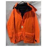 Cabelas 2XLT Blaze Orange Coat w/Removable Liner