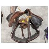 Leather Bucking Rolls & Stirrups