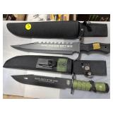 Force Recon Knife & M9 Survival Bowie Knife