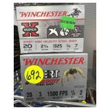 Winchester 20ga #2 Steel & #7 - 2 Boxes