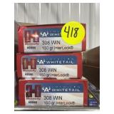 Hornady 308 Win. - 3 Boxes
