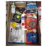 Assorted Tape, Ice Cane Tip, Bike Lock