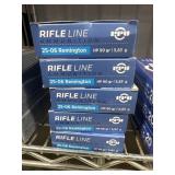 Rifle Line 25-06 Rem - 5 Boxes