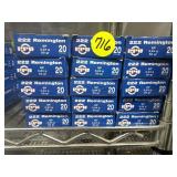 PPU 222 Rem - 15 Boxes /300rds total