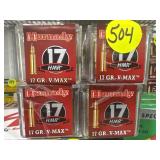 Hornady 17HMR - 4 Boxes