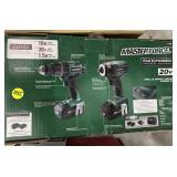 Work Force 20V Drill Impact Driver Combo Kit NEW