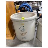 5 Gallon Red Wing Crock w/Wire Handles -Cracked