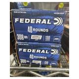 Federal 308 Win. - 2 Boxes 80rds total