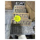 Brass ARMY Logos (4)