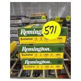 Remington 12ga 3" #4 Buck - 3 Boxes