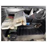 Black Tub w/Brush & Weed Killer, 10W30 Oil,