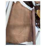 Partial Roll of Brown Pigskin