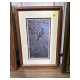 Blue Bird Picture 12x18 1/2